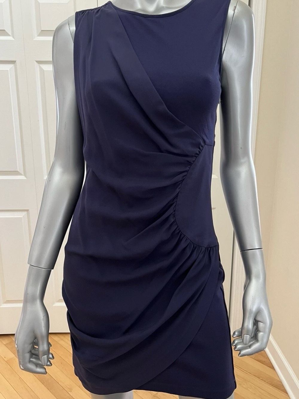 BCBGMaxAzria Black Sleeveless Mini Dress